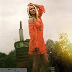 Corral off the shoulder dress